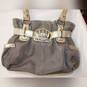 Y2K Kathy Van Zeeland Royal Treatment Belted Shoulder Bag/Purse